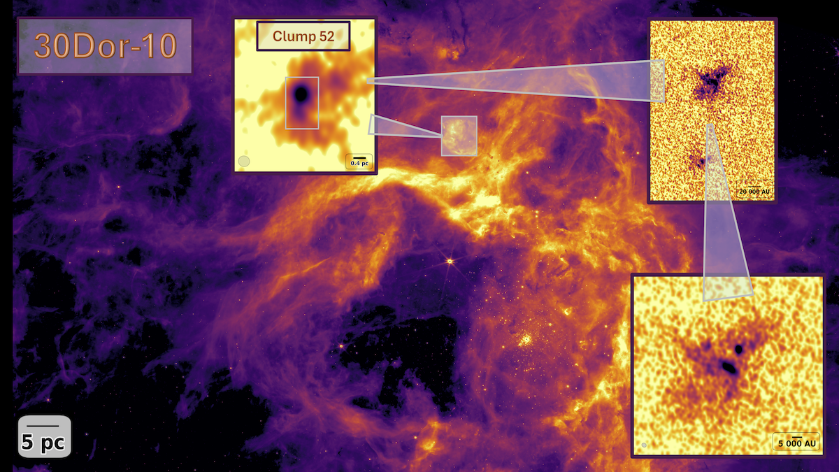 ALMA WITNESSES STAR BIRTH BEYOND THE EDGES OF THE MILKY WAY
