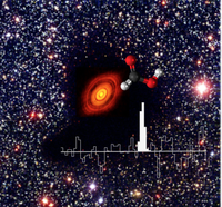 First detection of the simplest organic acid in the protoplanetary disk surrounding a Sun-like young star 