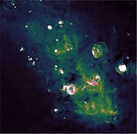 FIRST IMAGE OF A REGION OF THE MILKY WAY FROM THE PEGASUS SURVEY