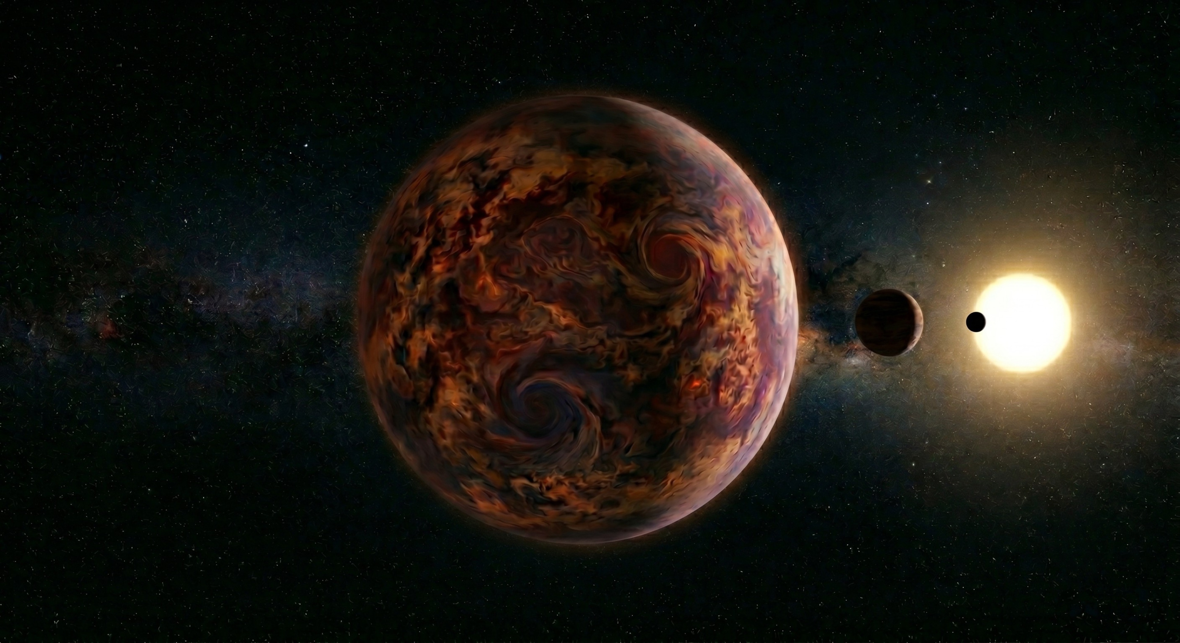 AN "IMPROBABLE" PLANETARY SYSTEM: COMPACT, COPLANAR, AND SHAPED BY A BROWN DWARF
