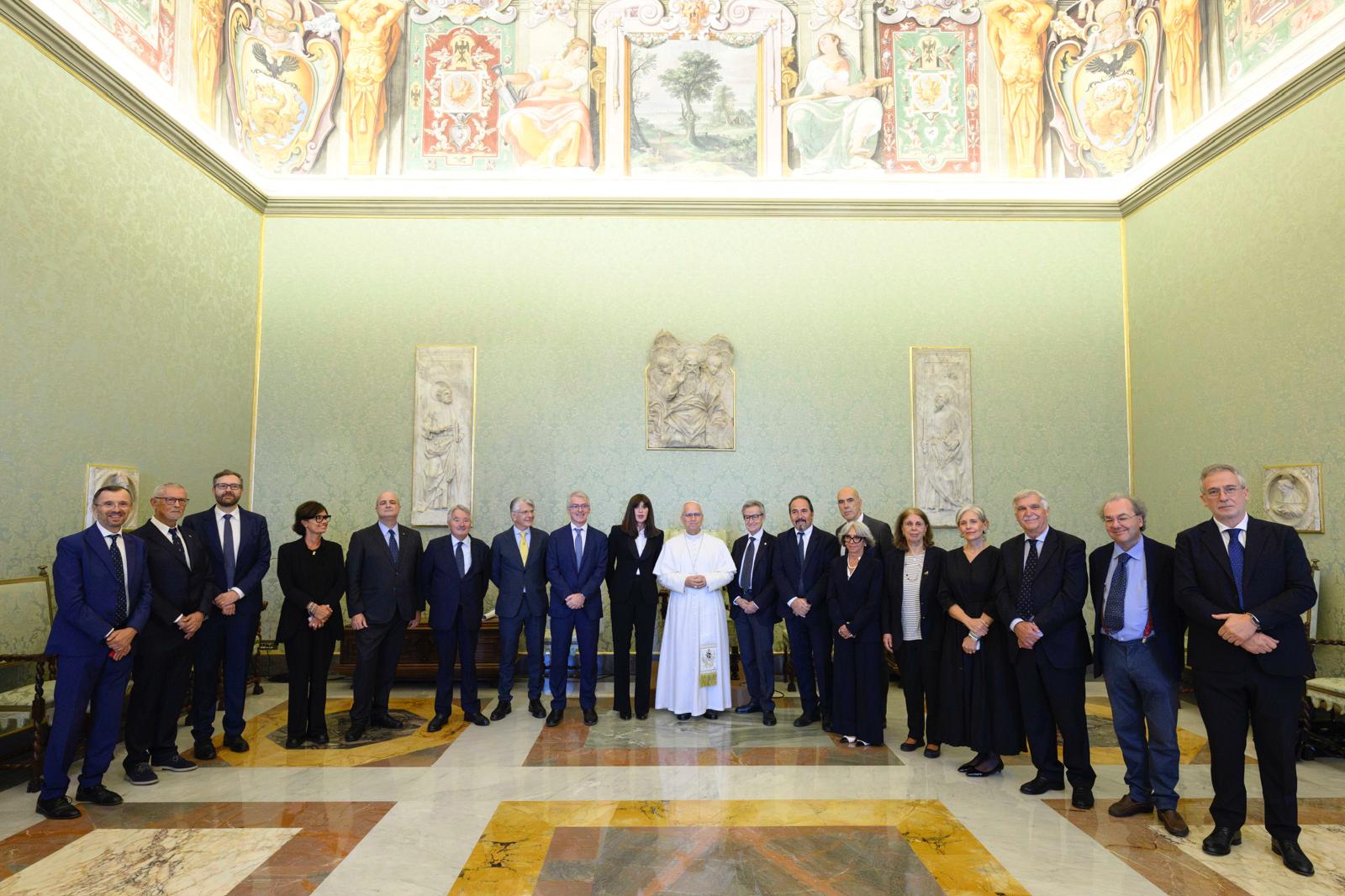 I VERTICI DEGLI ENTI PUBBLICI INCONTRANO PAPA LEONE XIV